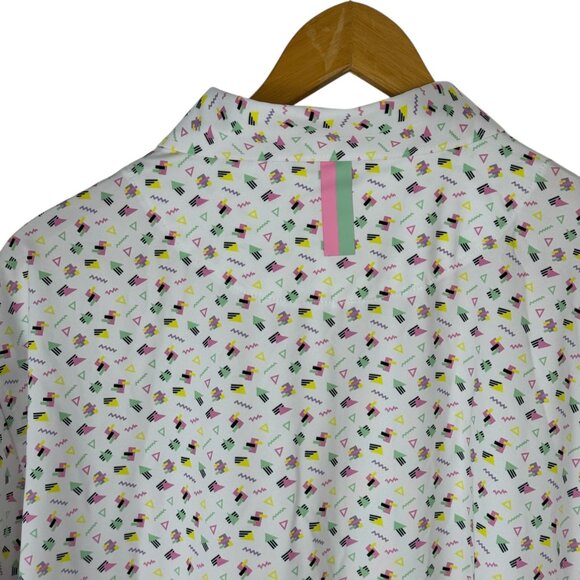 Rhoback NEW The Bayside High Golf Performance Polo Multicolor Short Sleeve XXL - Picture 4 of 11